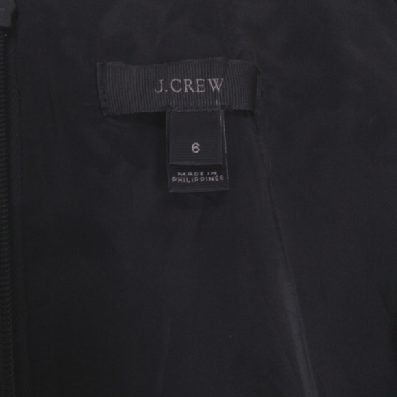 J. Crew Black Waist Tie Dress - Picture 5 of 6